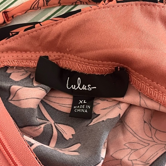 Lulu’s XL Tea Gardens Rusty Rose Floral Print Satin Maxi Dress (WORN ONCE) - Picture 5 of 6